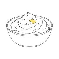 Savory Buttermilk Mash Flavorful Option vector