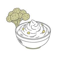 Delicious Cauliflower Mash for Snacking vector
