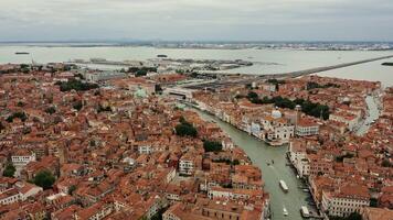 Aerial view of venice, italy video