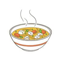 Nutritious Chicken Broth Easy Recipe vector
