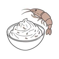 Savory Cod Puree Easy Recipe vector