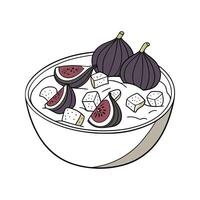 Savory Fig Banana Mash Quick Delight vector
