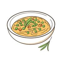Yummy Green Peas and Butternut Squash Mash for Healthy Snacking vector