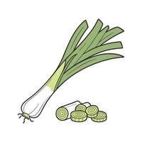 Tasty Leek Puree Quick Delight vector