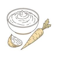 Delicious Parsnip Mash for Kids vector