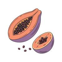 Nutritious Peach Fig Puree Healthy Option vector