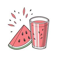 Delicious Watermelon Juice for Kids vector