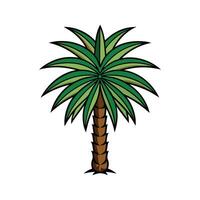 Elegant Bismarck Palm Tree Design vector