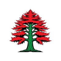 Distinctive Outline of Eastern Red Cedar Tree vector