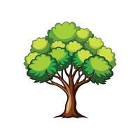 Pond Apple Tree Bold Outline Design 3 vector