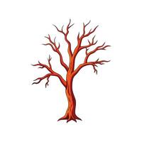 Realistic Devils Walking Stick Tree Bold Outline Design 1 vector