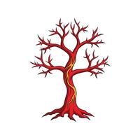 Realistic Devils Walking Stick Tree Bold Outline Design 3 vector