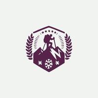 Peak Climbers Mountaineering logo vector