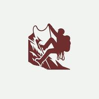 Cold Ice Climbing Logo vector