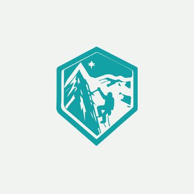 Snow Crack Expeditions Ice Climbing Logo Design