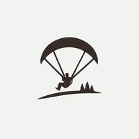 Flight Horizon Paragliding logo vector
