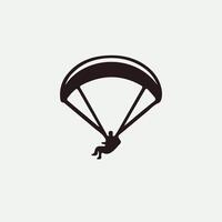Dream Glide paragliding logo vector