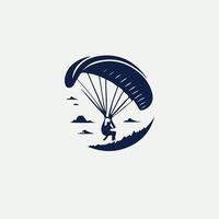 High Sky Paragliding logo vector