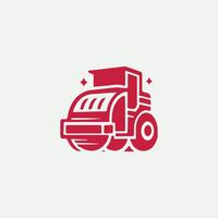 Precision Tread Road Roller logo vector