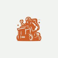 Max Compaction Compactor design vector
