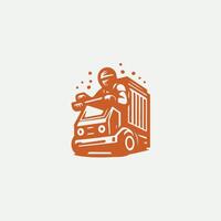 GroundRoller Compactor design vector