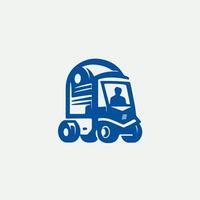 Compaction Works Compactor design vector