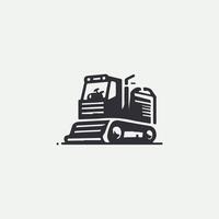 Power Press Compactor Compactor design vector
