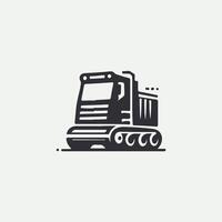 Solid Compactor Compactor design vector