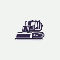 Earth Compaction Compactor design vector