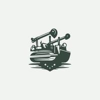 Mighty Trencher Trencher design vector