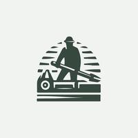 Power Trencher Trencher design vector