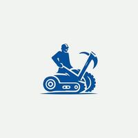 Dirt Slicer Trencher vector