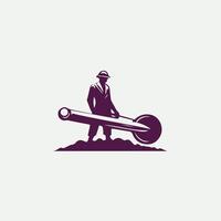 Earth Digger Trencher vector