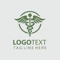 Wings Of Caduceus Caduceus Symbol design vector