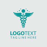 Caduceus Edge Caduceus Symbol design vector