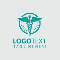 Serpent Vibes Caduceus Symbol design vector
