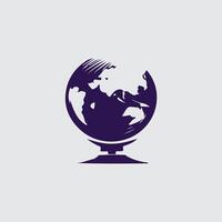Globe Wave X Globe design vector
