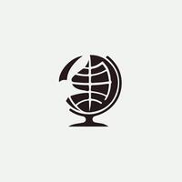 Planet Glide Globe design vector