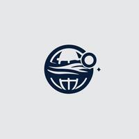 Globe Wind Globe design vector