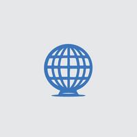 Planet Pulse Globe design vector