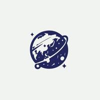 Terra Flow Globe design vector