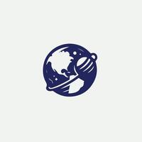 Planet Globe Globe design vector