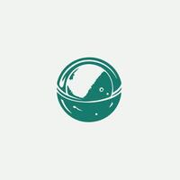 Globe Path Globe design vector