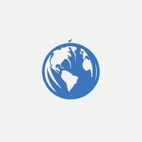 Terra Core X Globe design vector