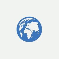 Planet Link Globe design vector