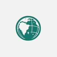 Globe Light Globe design vector
