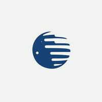 Terra Echo Globe design vector