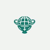 Global Navigator Globe design vector