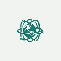 Globe Sync X Globe design vector