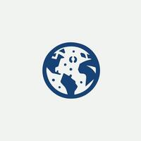 Global Glimpse Globe design vector